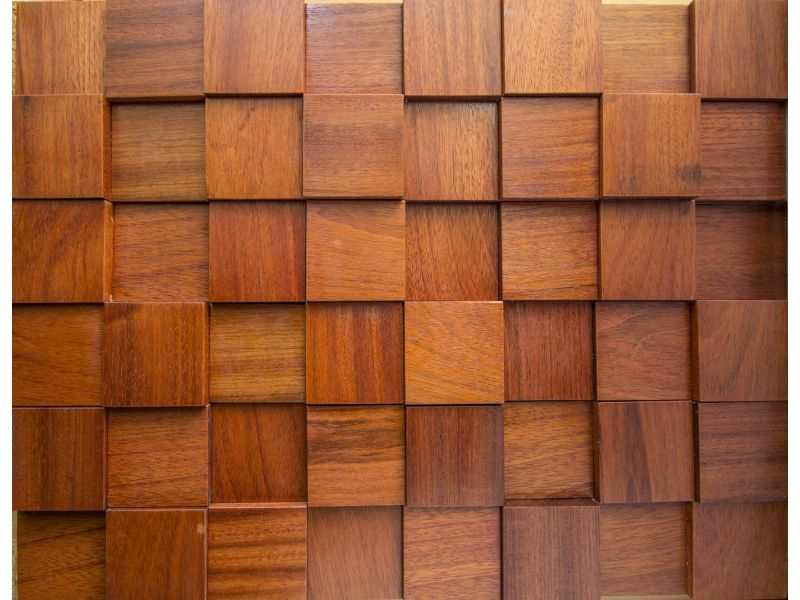 Wood Wall Covering - SQUARES